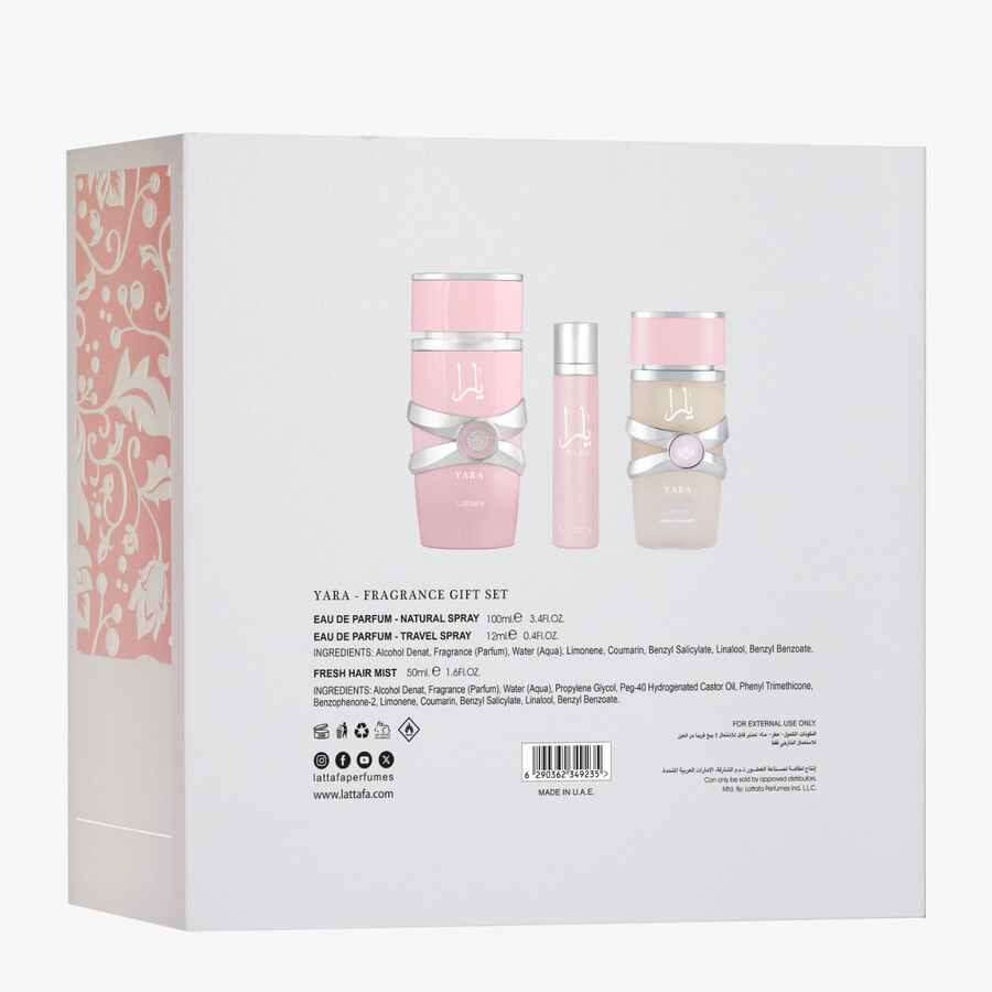 yara 3-teiliges geschenkset
