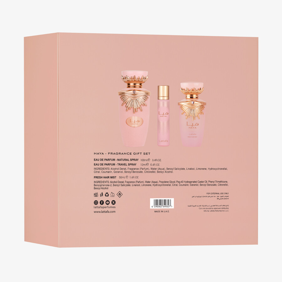 haya 3-teiliges geschenkset