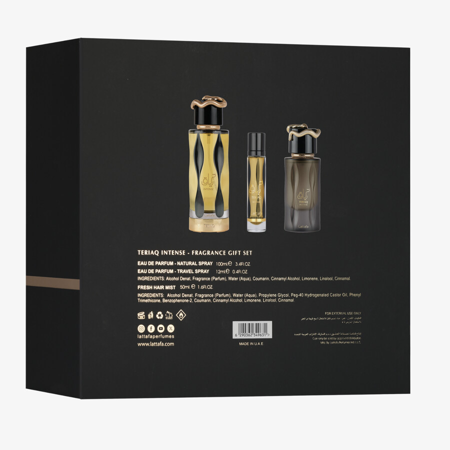 teriaq intense 3-teiliges geschenkset